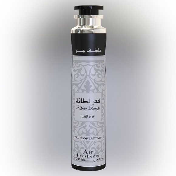 NEW Lattafa Men’s Silver Air Freshener ~ 300 ml - Picture 2 of 5